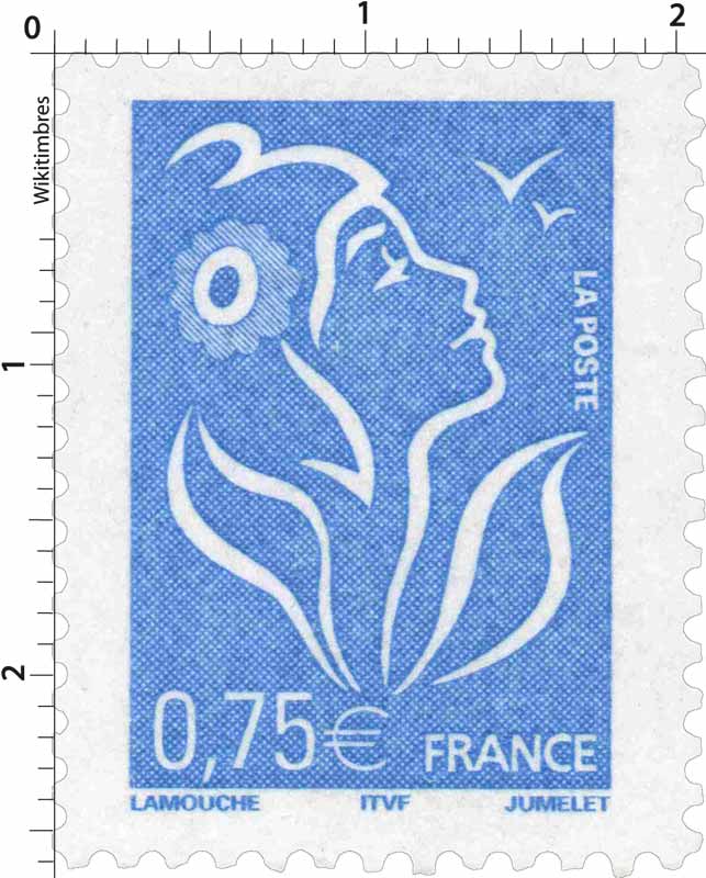 Sans légende particulière - type Marianne de Lamouche