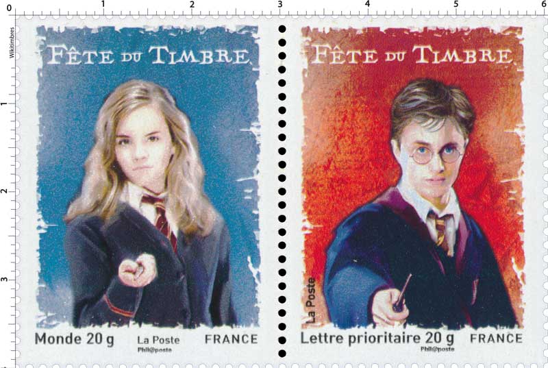 2007 FÊTE DU TIMBRE4 timbres n° 1 (Harry Potter