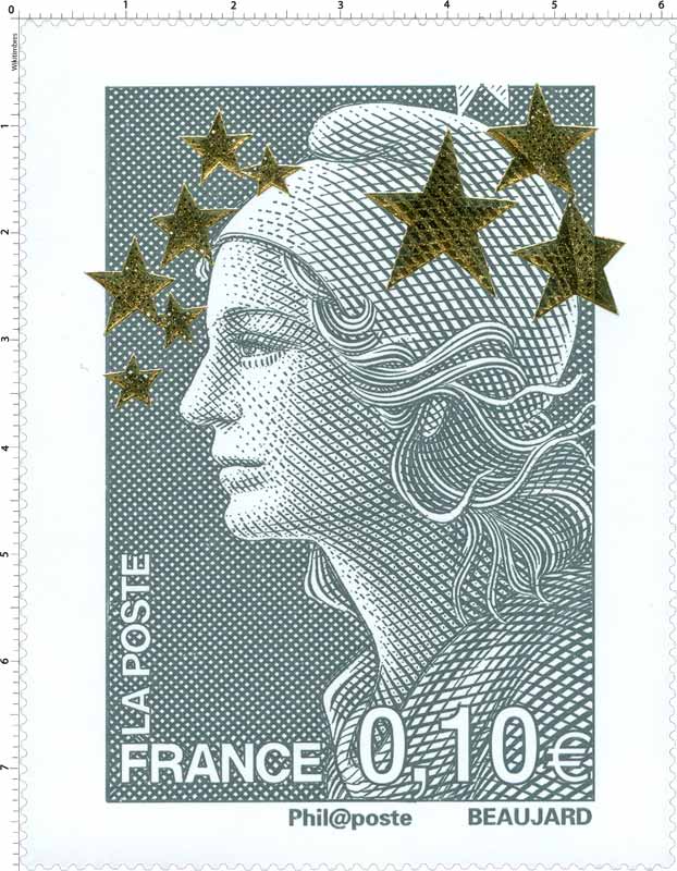 Sans légende particulière - type Marianne de Beaujard