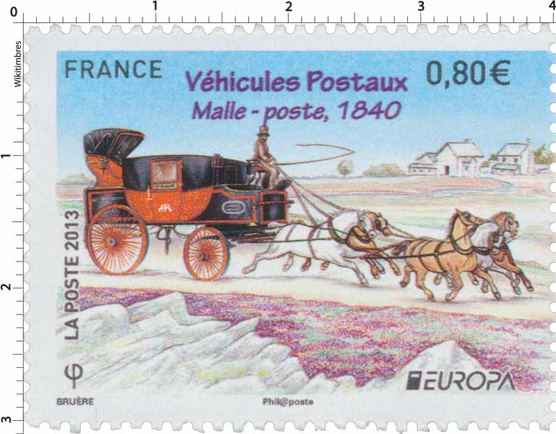 2013 Europa Véhicules Postaux Malle-poste 1840