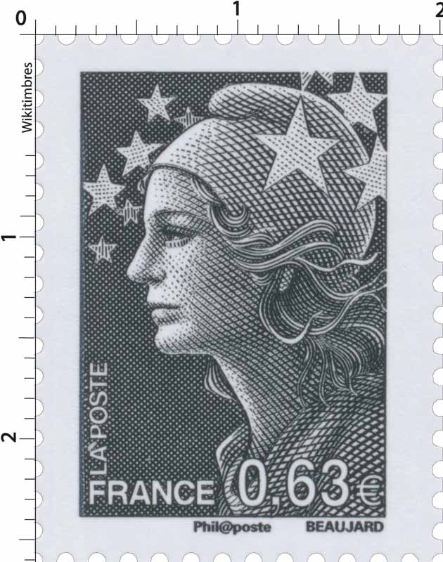 Sans légende particulière - type Marianne de Beaujard