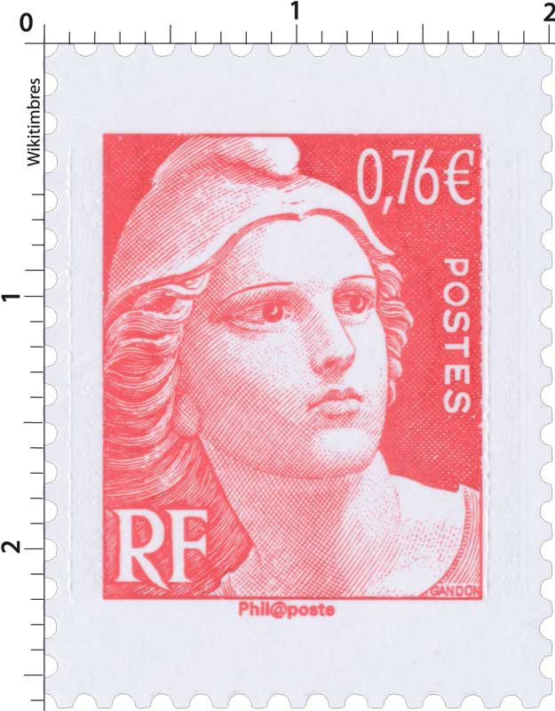 2015 Sans légende particulière - Type Marianne de Gandon