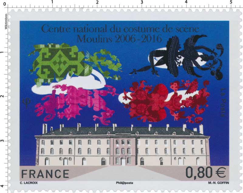 2016 Centre national du costume de scène Moulins 2006 - 2016