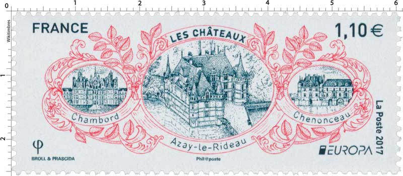 2017 EUROPA – LES CHÂTEAUX  - Chambord - Azay-le-Rideau - Chenonceau