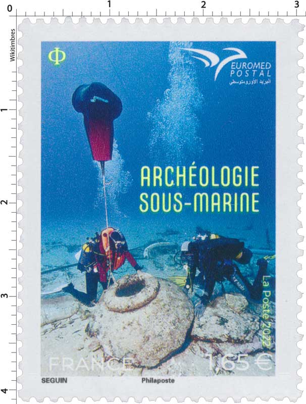 2022 EUROMED POSTAL Archéologie sous-marine