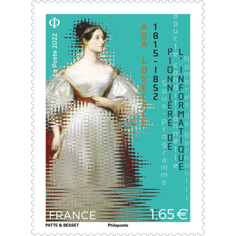 2022 Ada LOVELACE 1815 - 1852 PIONNIÈRE DE L’INFORMATIQUE