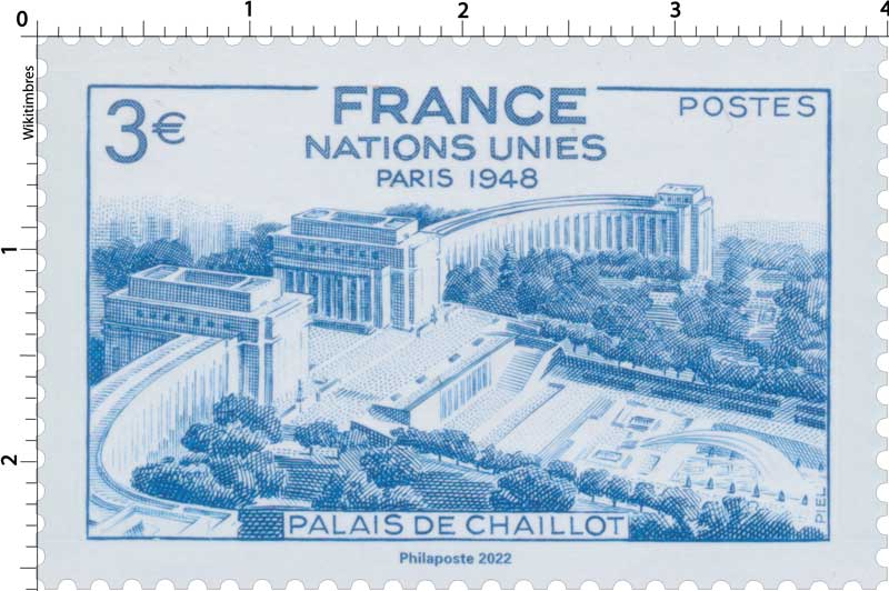 2022 Nation Unies Paris 1948 - Palais de Chaillot