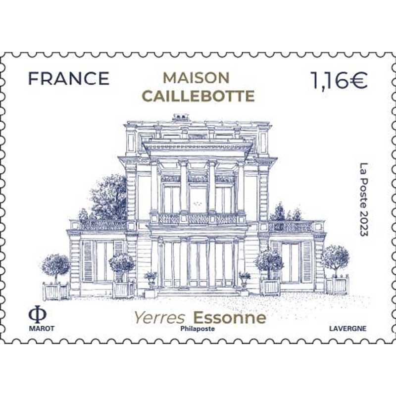 Timbre - Maison Berger - 125 ans - Lettre verte - La Poste