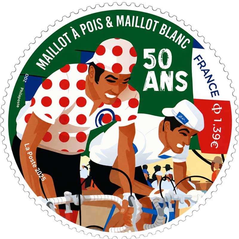 2025 50 ans du maillot à pois et du maillot blanc