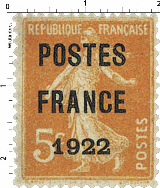 1922 POSTES FRANCE