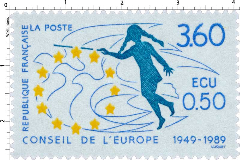 CONSEIL DE L'EUROPE 1949 - 1989