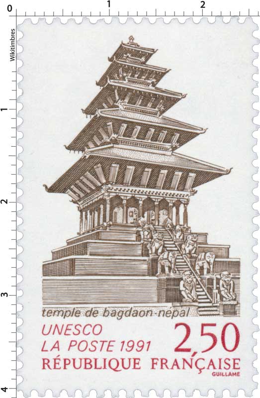 1991 UNESCO Temple de Bagdaon - Népal