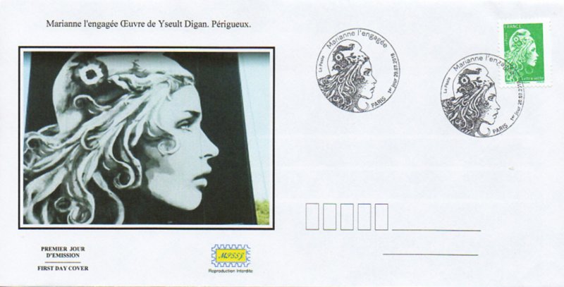Enveloppe ou lettre affranchie du timbre type Marianne de MULLER n° 1011  avec publicité Machine a laver Lincoln de LOR